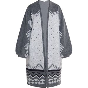 usha - FESTIVAL - Vest - Zacht - Lange Mouwen - Grafisch Breipatroon