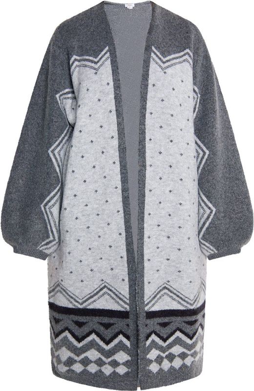 usha - FESTIVAL - Vest - Zacht - Lange Mouwen - Grafisch Breipatroon