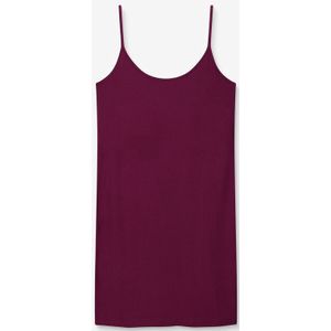 Sissy-Boy - Donkerpaarse Jersey Slipjurk