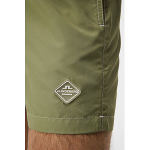 J.Lindeberg Heren Banks Solid Swim Trunks Oil Green
