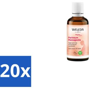 20 x WELEDA - Perineum massageolie - Mama & Baby - 50 ml - Rozenolie - Geranium - Weleda - Biologische Verzorging