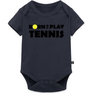 Born To Play Tennis Baby Rompertje Met Korte Mouwen