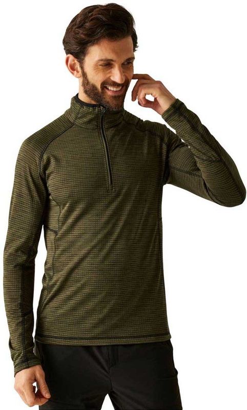 Regatta - Yonder II - Fleece - Groen - Met Halve Rits