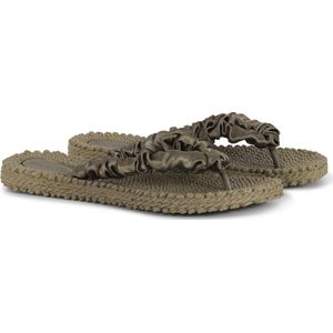 Ilse Jacobsen Slippers met stoffen band CHEERFUL06 - 234 Cub Brown | Cub Brown