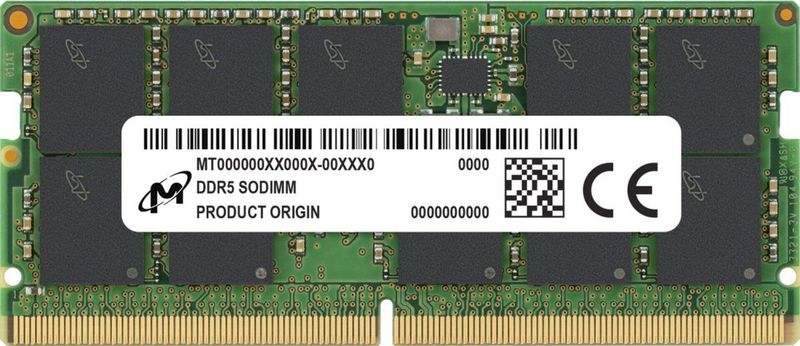 Crucial - DDR5 ECC SODIMM - 32 GB - 4800 MHz - RAM