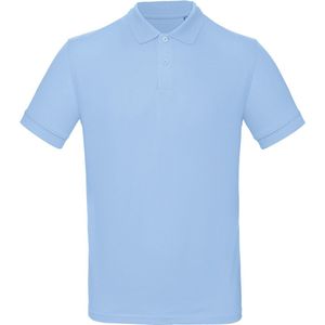 B&C Men's organic polo shirt CGPM430 - sky blue - XL