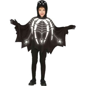 Fiestas Guirca - Spin Glow In The Dark Poncho - Zwart - Polyester