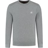 Boss Orange - Anion - Gebreide Trui - Zilver - Met BOSS Badge