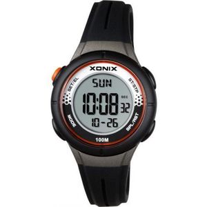 Xonix digitaal kinderhorloge zwart BAO-006 waterdicht