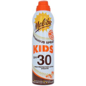 Zonnebrandcreme - Malibu Kids - Spray SPF 30 - 175 ml - Waterbestendig