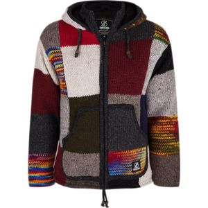 Shakaloha - Patchwork - Wollen Jas - Multicolor - Heren