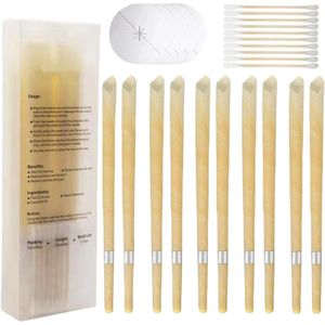 Oorsmeerverwijderaarset - oorcurette - oorsmeerverwijderaar met wattenstaafjes - 10 stuks