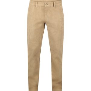 Steppin' Out Chino broek Flemm Corduroy Beige - Maat 46 - Heren - Mannen broeken