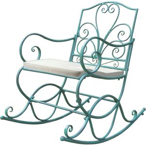 Cosmo Casa Gestoffeerd Kussen voor Schommelstoel - Schommelstoel Kussen - Zitkussen - Crème