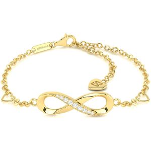 SERASAR Zilveren Damesarmband [Infinity] met Oneindigheidssymbool - Goud - 18-Karaats Gouden Sieraden