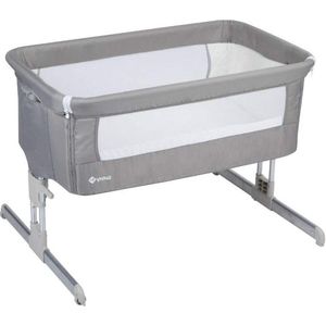 Calidoo co-sleeper - in hoogte verstelbaar - 0-9 kg - Warm Grey - veiligheid en comfort - Co Sleeper