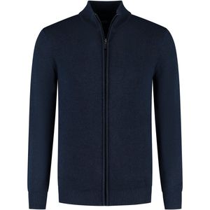 GENTS - Full zip two-tone - Katoen - Navy - Maat M/M