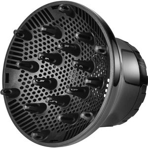 Universele föhn diffuser - Geschikt voor föhns met een mondstukdiameter van 3,5 cm tot 6,6 cm - Verdeelt de warmte gelijkmatig - Maakt pluizig haar glad - Eenvoudig te installeren - Perfect voor thuisstyling - Goed voor de gezondheid van het haar