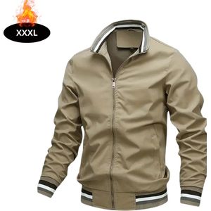 Livano Windjas Heren - Parka - Lente & Herfst - Jas - Volwassen - Windjack - Windbreaker - Outdoor - Olijfgroen - S