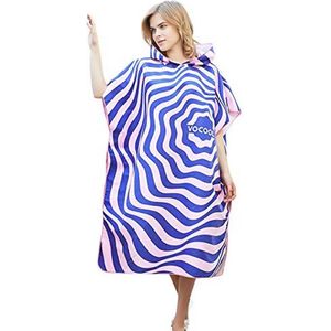 Veranderende Gewaad Met Capuchon - Sneldrogende Sport Poncho en Zwemhanddoek