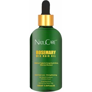 Natucare Rozemarijn Olie Haarverzorging Tonic tegen Haaruitval en Snelle Groei-Effect - Versterkend & Voedt de haarwortels - Verrijkt met Kruidenoliën - 50 ml - wiwify