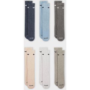 Nike Everyday Plus Cushioned Training Crew Sokken (6 Pack) - Sokken - Meerkleurig - Neutraal - Maat 38 - 42