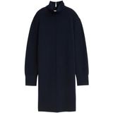 Tom Tailor - Gebreide Jurk - Viscosemix - Aansluitend - Mini - Lange Mouwen