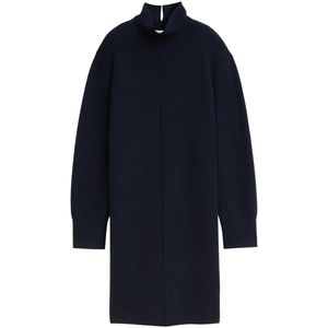 Tom Tailor - Gebreide Jurk - Viscosemix - Aansluitend - Mini - Lange Mouwen