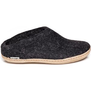 Glerups Slipper met leren zool-Zwart-43