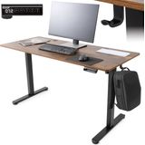 AREBOS - In Hoogte Verstelbaar Elektrisch Bureau - 140 x 60 cm - Met Geheugenfunctie