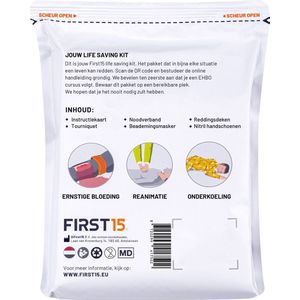 First15 EHBO trauma set - inclusief tourniquet - Ehbo / Bhv