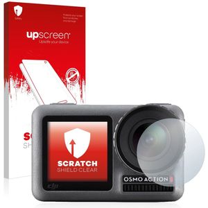 upscreen - Screenprotector voor DJI Osmo Action (Lens) - Folie Beschermfolie transparant