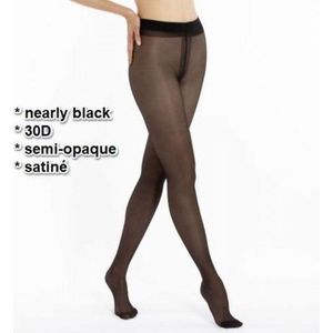 Le Bourget - zwart - pantys /collants - maat XL