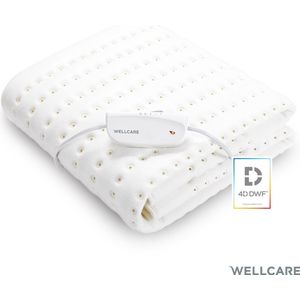Wellcare WE-167UBHD 4D DWF elektrische warmte deken Eco Fleece 1-persoons | timer | extra warmte aan de voeten