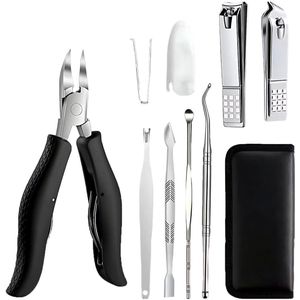 Vitdipy - Professionele Nagelknipper Set - 10 stuks - Nageltang - Voor harde teennagels Nagelknipper - Kalknagel - Ingegroeide teennagel - Nagelschaar - Manicure Set - Manicure & Pedicure Tool