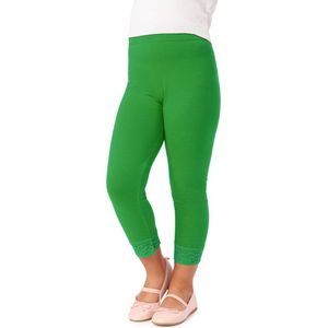 Merry Style MS-MS10-293-LE Meisjes Leggings - Sport - Vrijetijdsbroek - 3/4 Capri – Viscose - Sporbroek - Yogabroek - Groen - 146