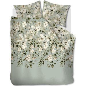 Ariadne at Home Autumn Blossom dekbedovertrek - Eenpersoons - 140x200/220 - Licht groen