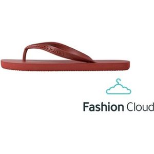 Jack Jones Jack Jones Basic Eva Flip Flop Red Dahlia ROOD