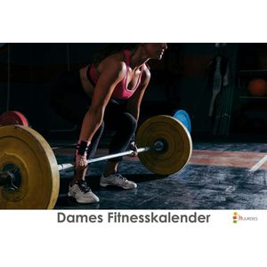 Verjaardagskalender Dames fitness - Motiverende afbeeldingen - 35x24 cm