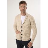 Felix Hardy Gebreid vest  beige