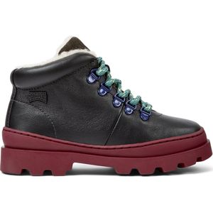 Camper - Brutus - Veterlaarzen - Zwart - Leren en Nubuck