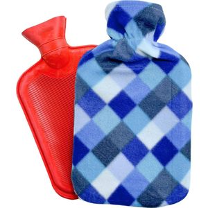 La'Moussawi ® Verwarmende Waterfles voor Comfort en Ontspanning met Zachte Afneembare Hoes