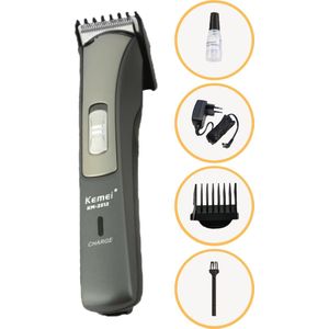 Kemei KM-2512 - Luxe Professionele Tondeuse - Hair Trimmer - Shaving - Elektrische - Haar/Baard - Oplaadbaar