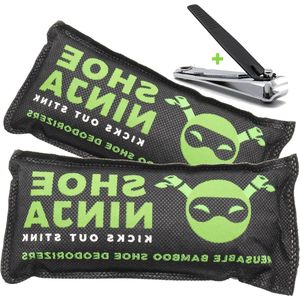 Anti-geur zakken met actieve kool - geurabsorberend - 2 stuks