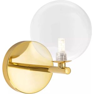 TooLight Wandlamp APP1161-1W - E27 - Glas/Metaal - Goud