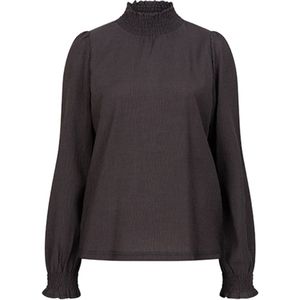 Lofty Manner - Blouse Tova Qk05 - Grijs - Dames