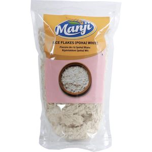 Manji - Witte Rijstvlokken - Poha - 3x 1 kg