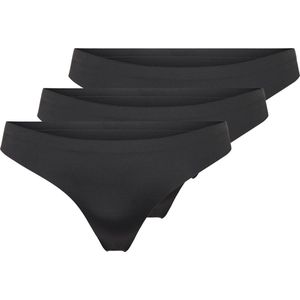 ONLY ONLTRACY BONDED THONG NOOS 3-PK Dames Slip - Maat S