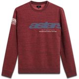 Alpinestars - Episode - Sweatshirt - Rood - Garment Overdye Crew Neck