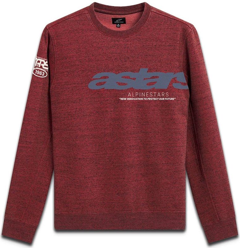 Alpinestars - Episode - Sweatshirt - Rood - Garment Overdye Crew Neck